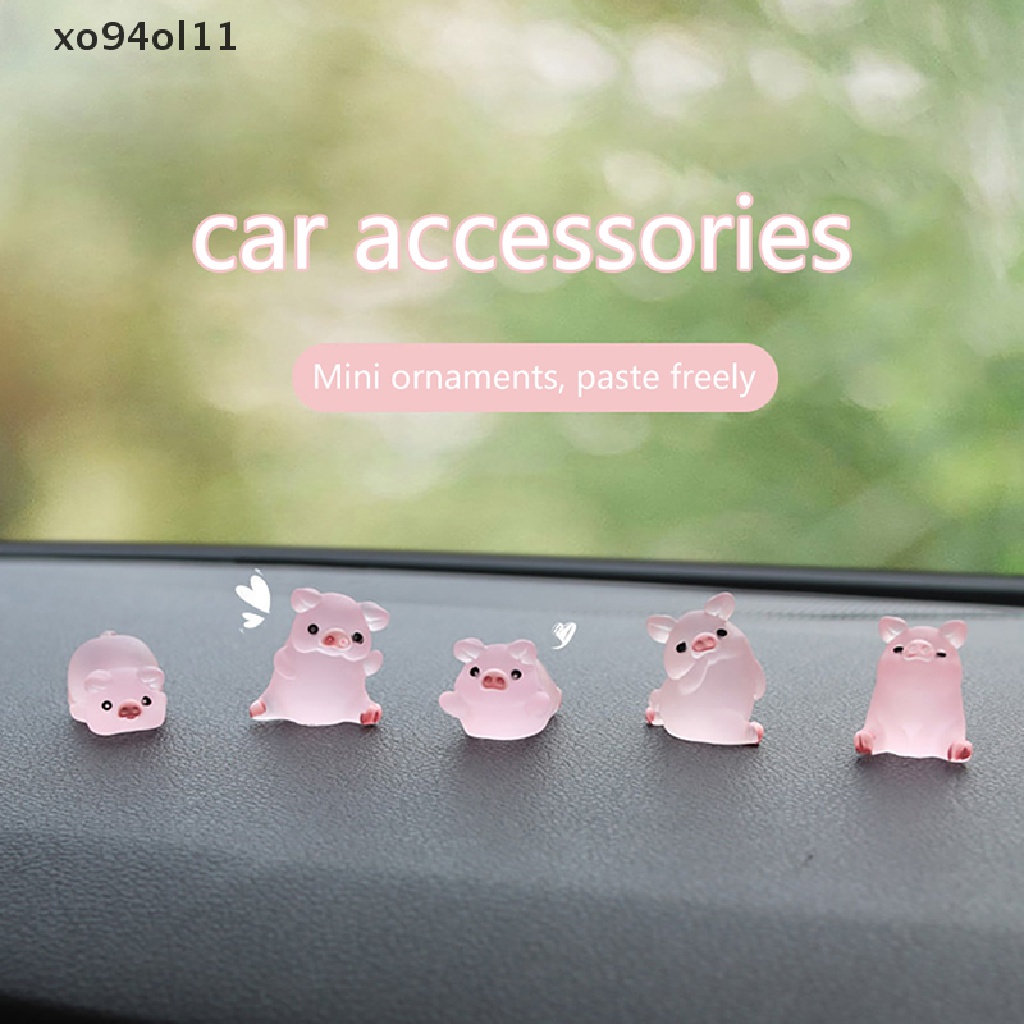 Xo Celengan Mini Miniatur Ornamen Taman DIY Patung Mainan Dashboard Mobil OL