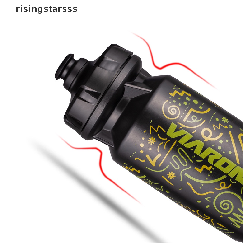 Rsid Span-new VIARON 550ML Botol Air Sepeda MTB Fitness Olahraga Anti Bocor Debu-Bukti Anti Jatuh Outdoor Botol Minum Plastik Aksesoris Jelly