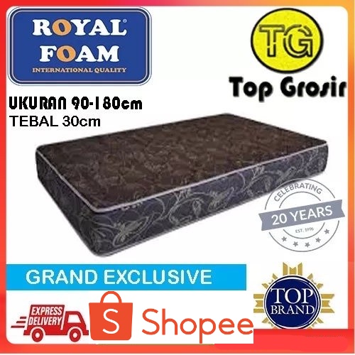 Kasur busa Royal Grand Exclusive royal foam ukuran 120-180 tebal 30cm/ - 140x200

 TOP GROSIR BREBES