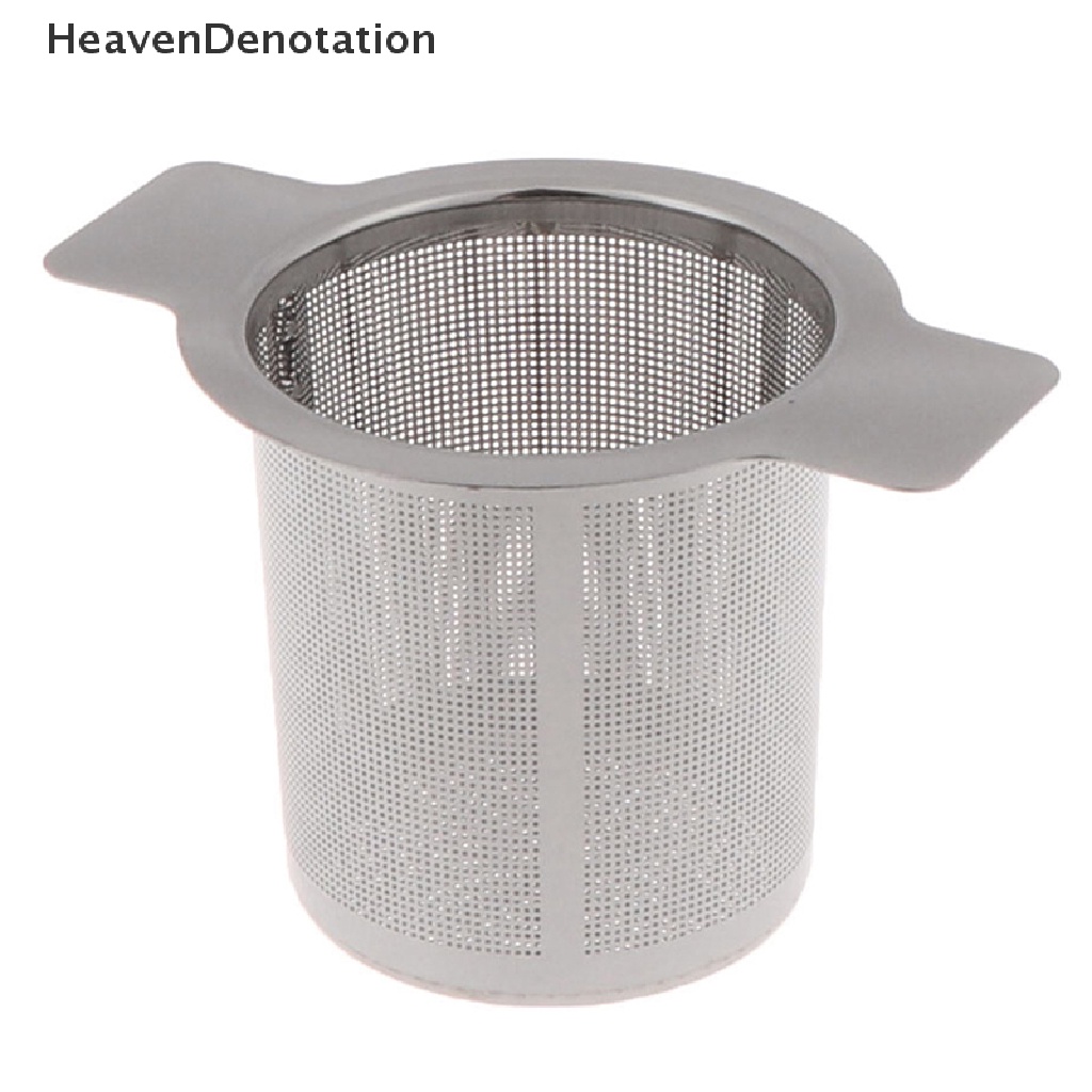 [HeavenDenotation] Stainless Steel Mesh Tea Infuser Metal Cup Strainer Penyaring Daun Longgar Tanpa Tutup  Hdv