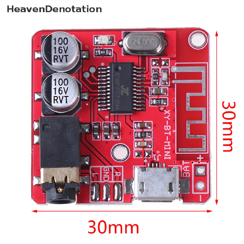 [HeavenDenotation] 3.7-5v wireless bluetooth mp3 decoder board Modul decoding lossless Kartu tf HDV