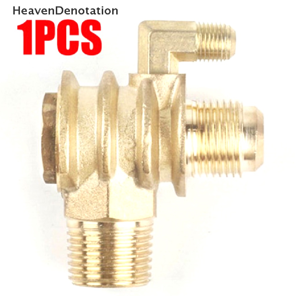 [HeavenDenotation] 3-port Check Valves One Way Male-Benang Bengkel Kompresor Angin20 * 19 * 10mm HDV