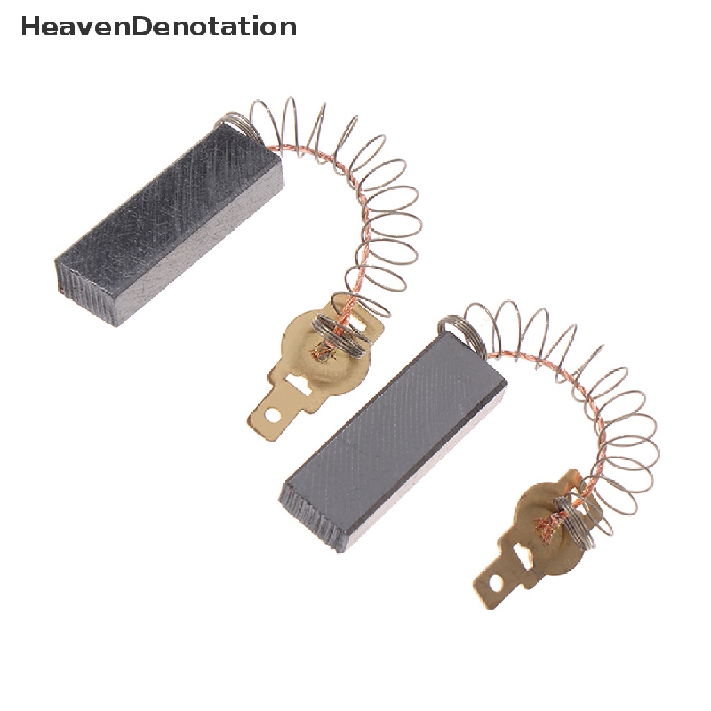 [HeavenDenotation] 2pcs Per Dan Kabel Sikat Karbon Motor Listrik Untuk Pembersih Kolektor Debu HDV