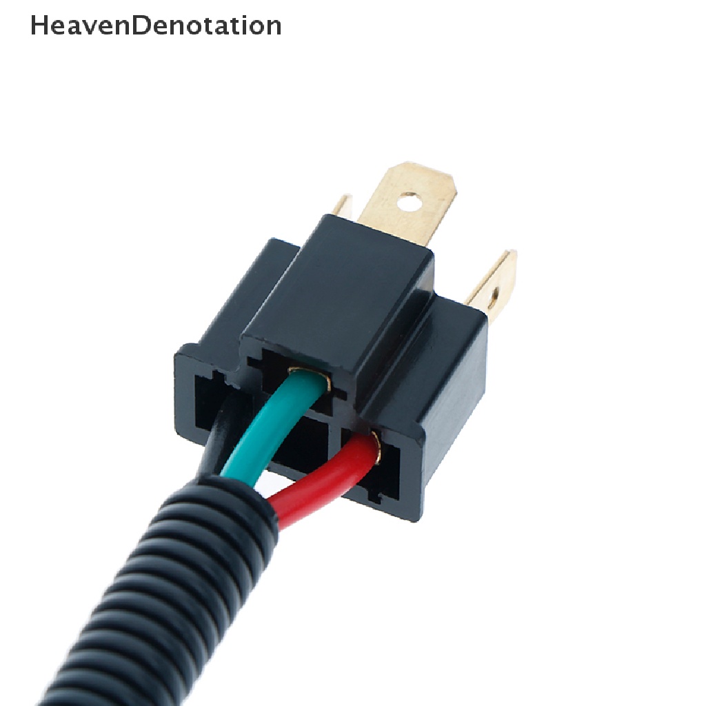 [HeavenDenotation] H4 Bohlam Lampu Kepala Soket Keramik plug connector wiring harness HDV