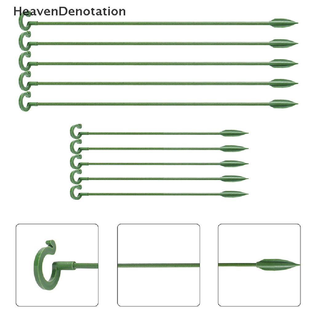 [HeavenDenotation] 5pcs Batang Penyangga Tanaman Sayur Bunga Anggrek Perlengkapan Taman HDV