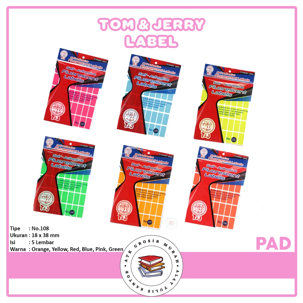 

TOM & JERRY - Color Label 108 Series - Pad