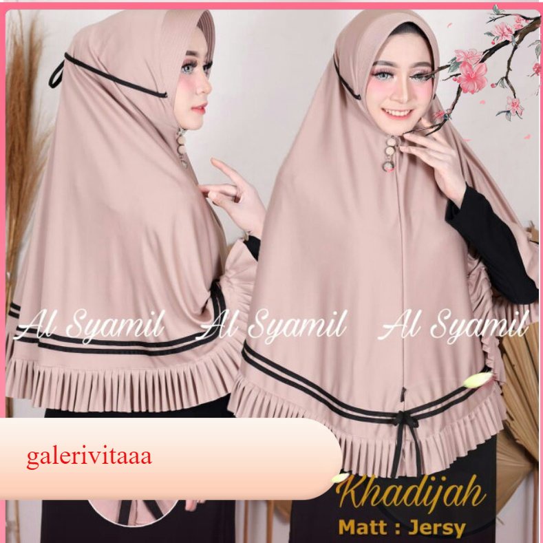 Hijab Jumbo Murah Model Khadijah / Hijab Bergo / Hijab Bergo Jumbo 02