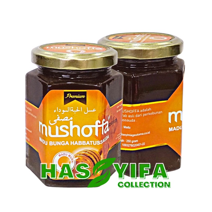 

Madu Murni 100% Arab Bunga Habbatussauda Mushoffa 250gram HNU Habbasyi Niaga Utama Asli