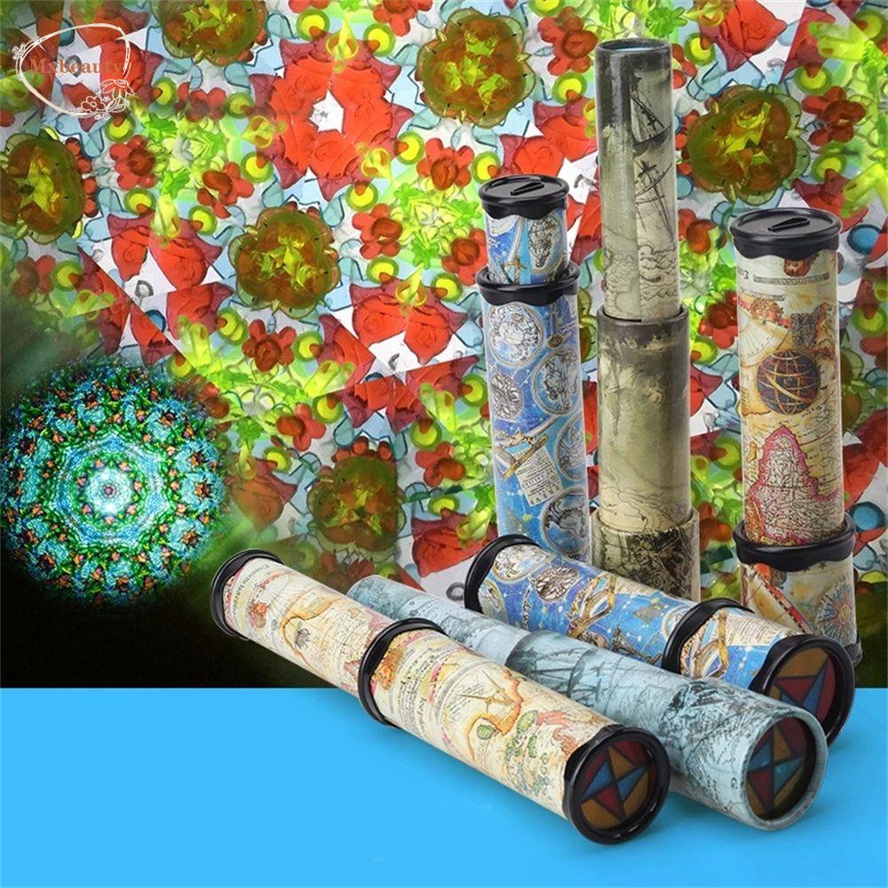 Mxbeauty Kaleidoskop Mainan Imajinatif Klasik Sains Mainan Edukasi Dapat Diputar Kaleidoskop Sensory Toy Hadiah Wisuda Mainan Edukasi