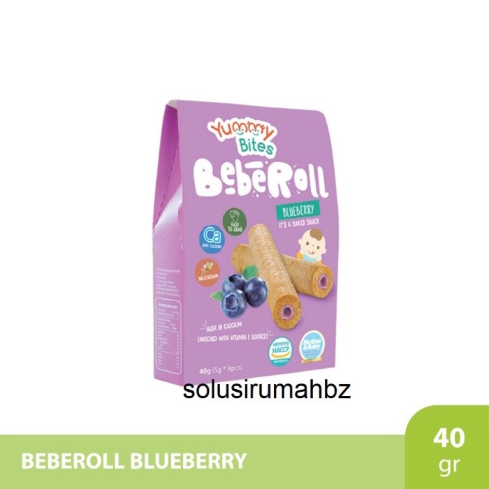 Yummy Bites Beberoll - Snack Baby, Bayi Sehat 9+ bulan 40gr Sereal 40g