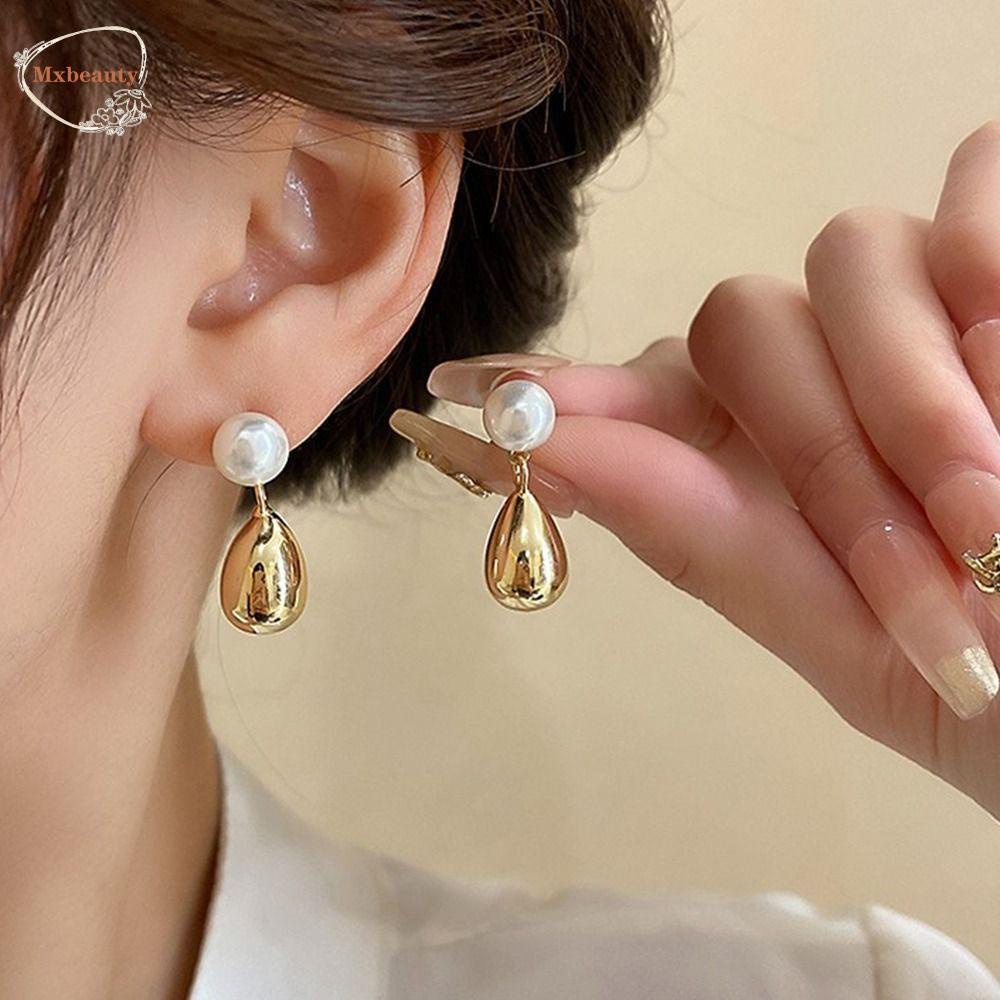 Mxbeauty Anting Tetes Air Fashion Geometri Unik Hadiah Ulang Tahun Populer Aksesoris Alloy Korea Style Perhiasan