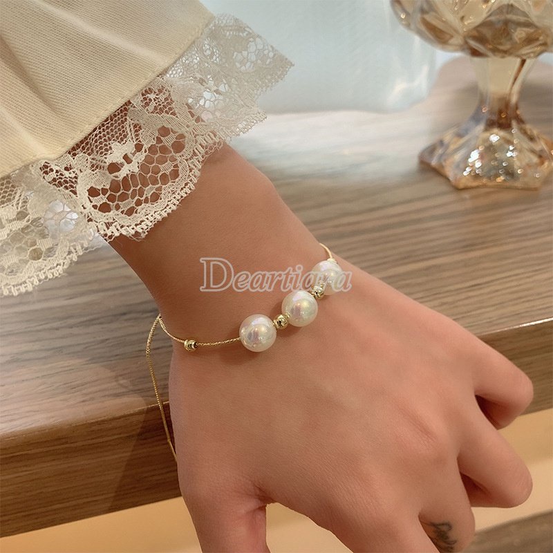 Gelang Indah Mutiara Minimalis Korea Gelang Serbaguna Wanita