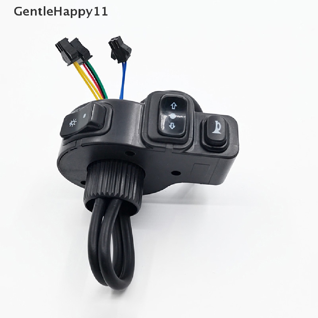 Gentlehappy Saklar 3in1 Motor Sepeda Elektrik Scooter ATV Quad Light Sein Sinyal Klakson Nyala id