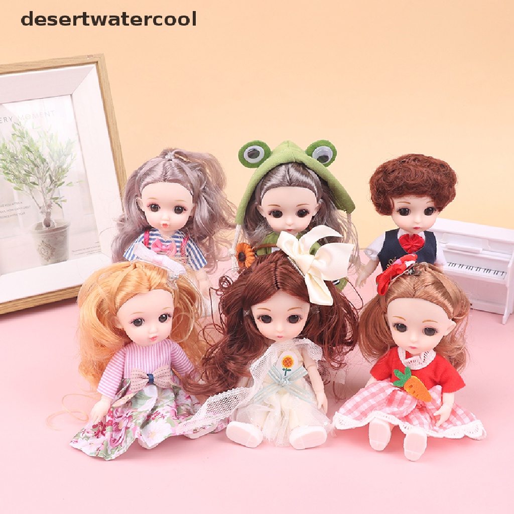 Deid 17cm Boneka Dengan Pakaian Sepatu DIY Sambungan Bergerak Princess Figure Hadiah Mainan Martijn