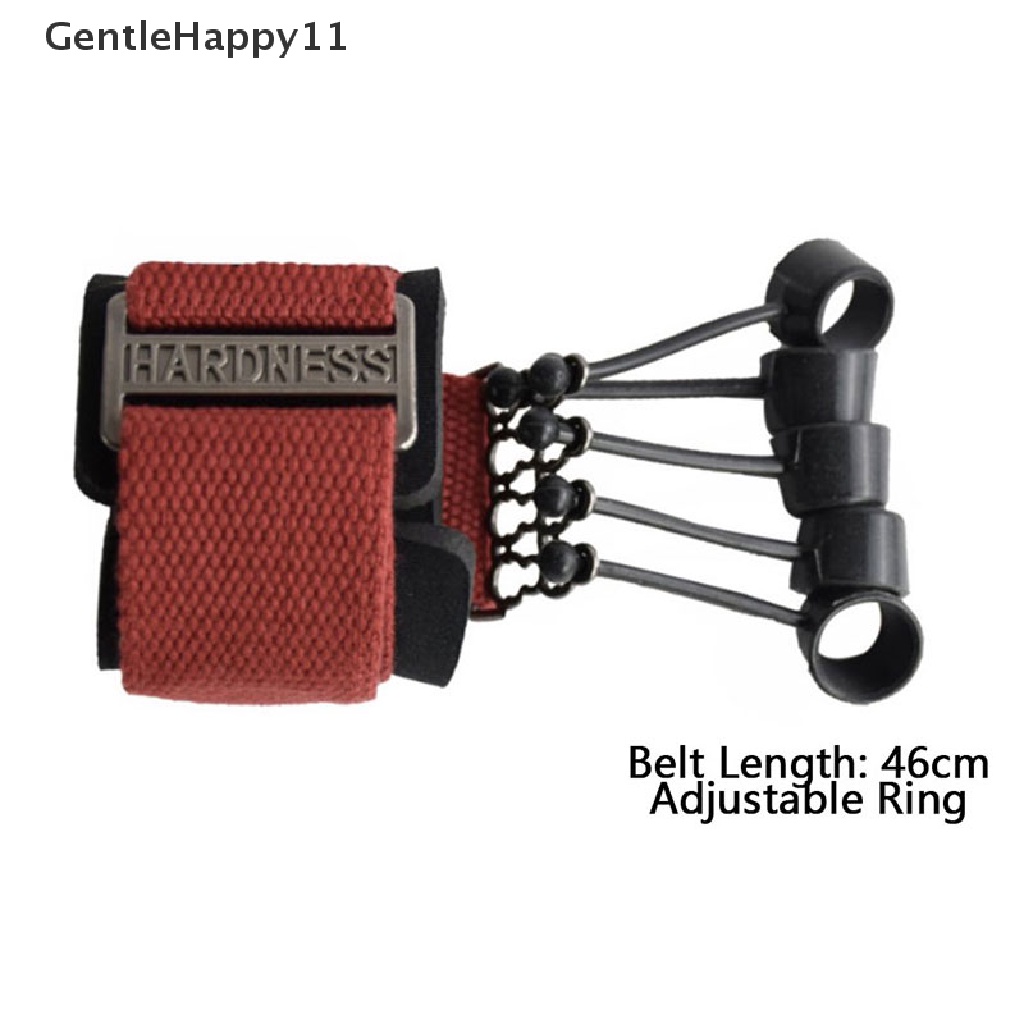 Gentlehappy Finger Gripper Kekuatan Trainer Tangan Yoga Resistance Band Alat Latihan Jari id