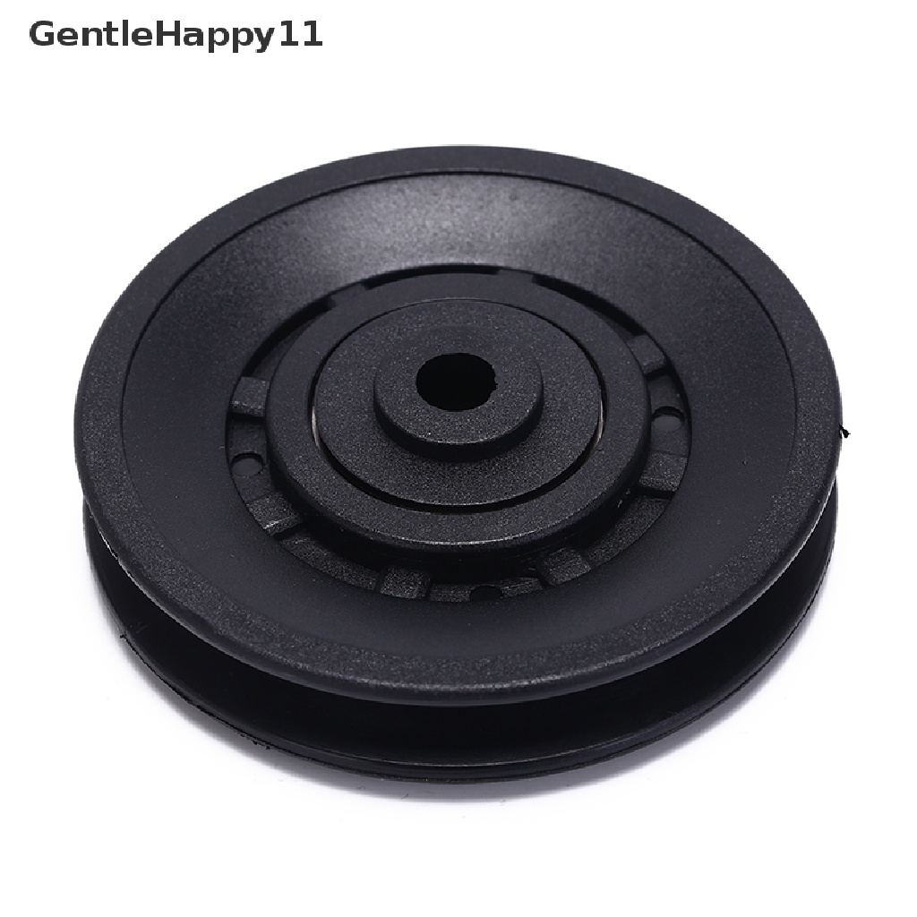 Gentlehappy 1pc 90mm Hitam Bantalan Pulley Roda Kabel Peralatan gym Part Wearproof gym kit  Id