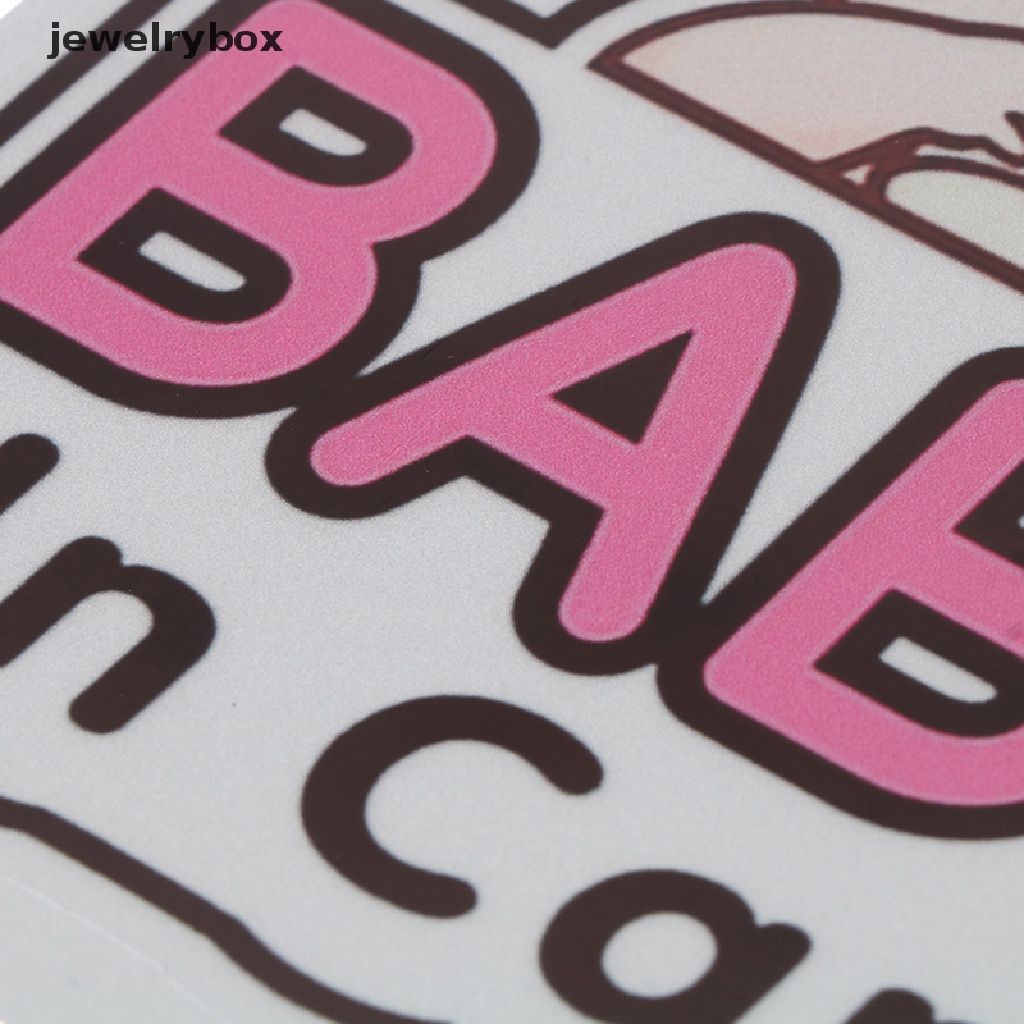 [jewelrybox] Stiker Mobil Jendela Peringatan Bayi Decals Mobil Dekorasi Ornamen Butik