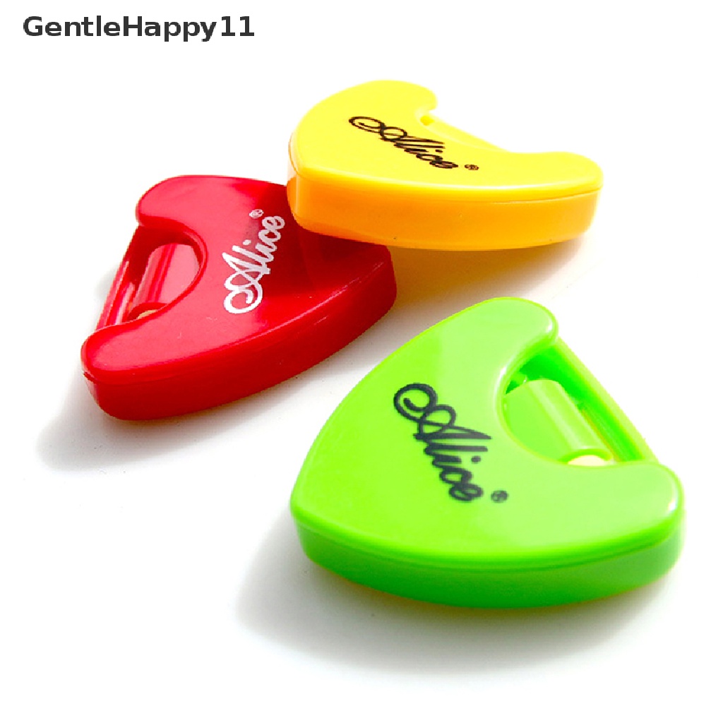 Gentlehappy Guitar Pick Holder Plastik Plectrum Case Mediator Storage Self Adhesive id