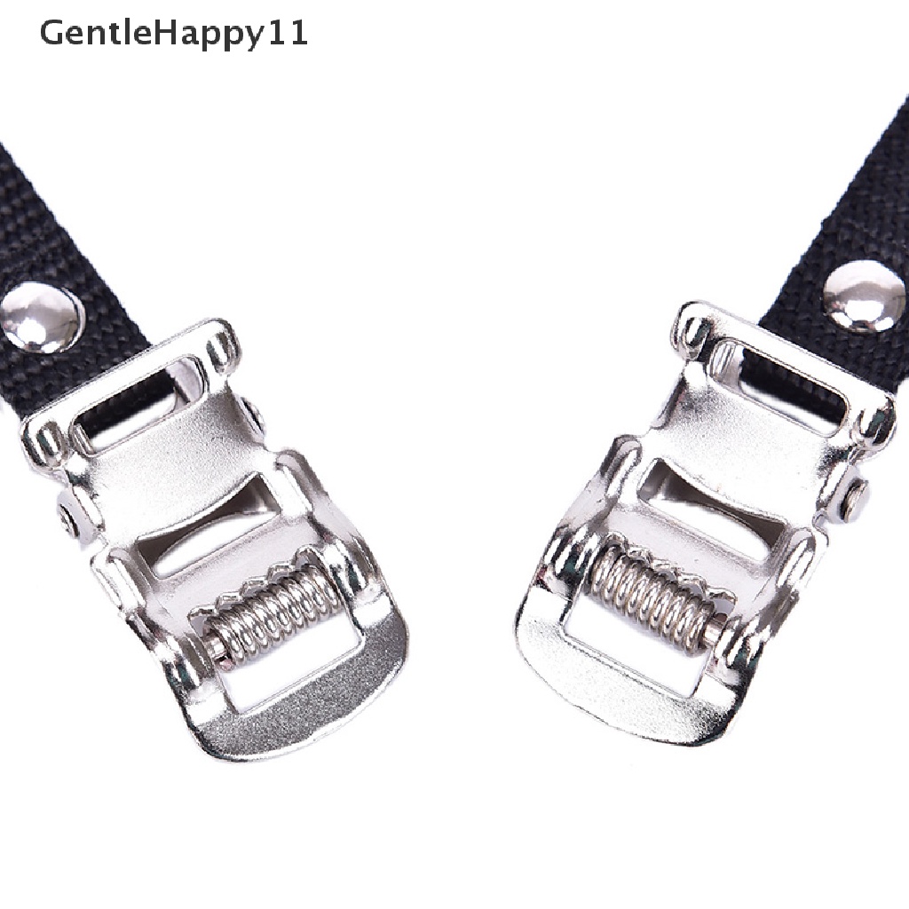 Gentlehappy 1pasang Cycle Pedal Non Slip Strap Sepeda Berputar Bersepeda Sepatu Ujung Casing Tali Ikat  Id