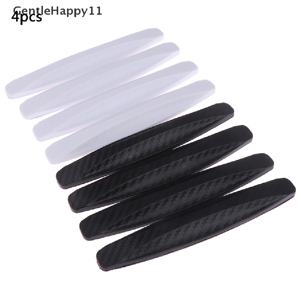 Gentlehappy 4/PCS Pelindung Pintu Mobil Soft Guard Edge Corner Buffer Moulding Protection Strip id