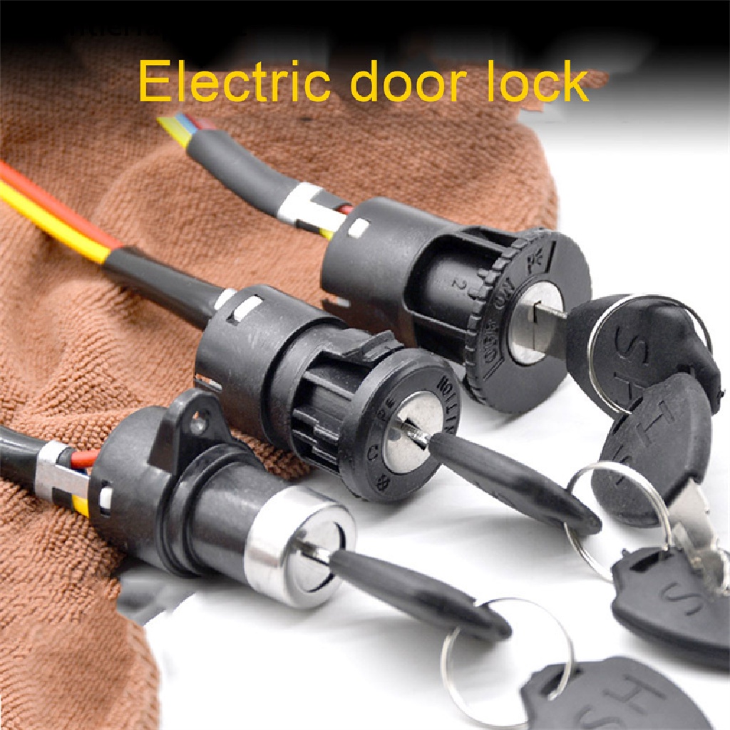 Gentlehappy Ignition Switch Key Power Lock Universal Sepeda Listrik Portable Bagian Bersepeda id