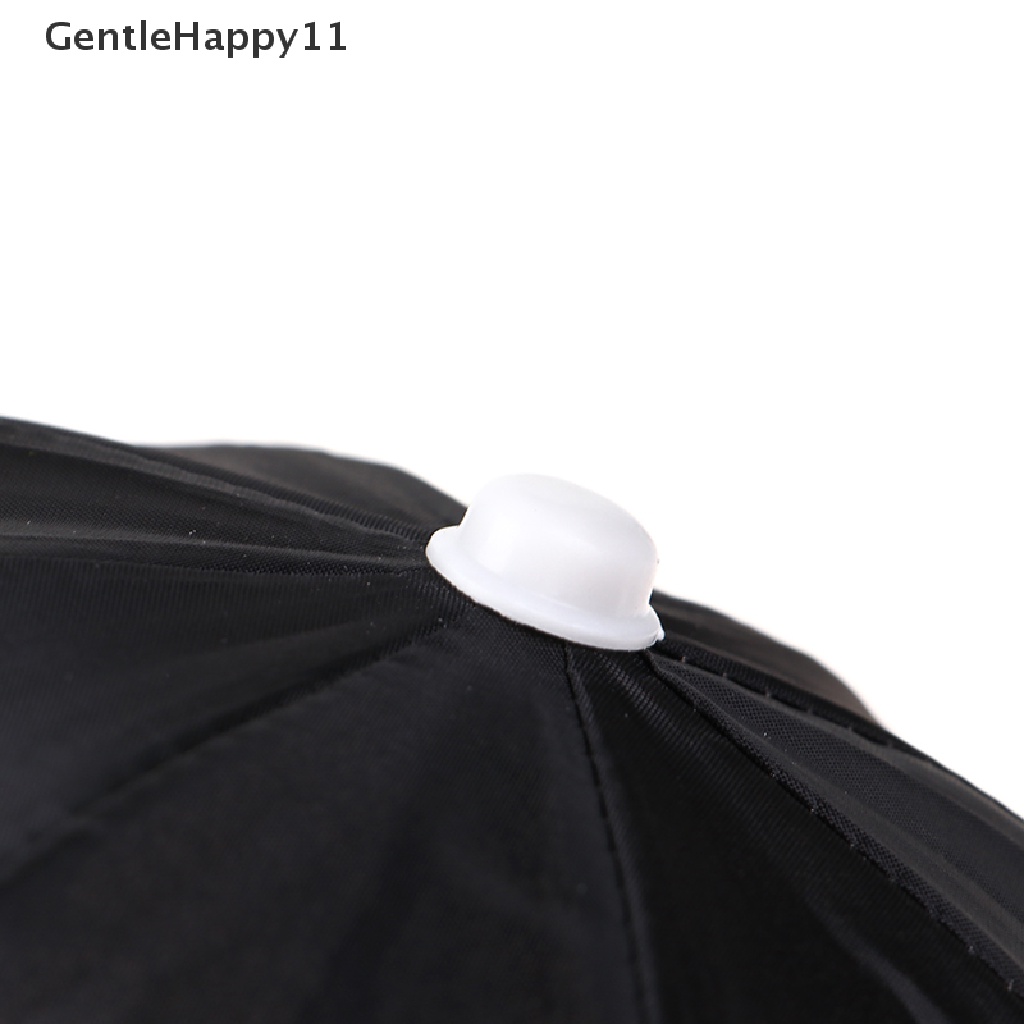 Gentlehappy Sepeda Phone Holder Payung Pelindung Matahari Mini Polyester Handphone Payung Otomatis id