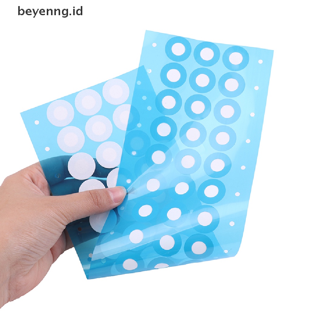 Beyen 48Pcs/lembar 20mm Stiker Kertas Filter Sintetis Untuk Bawah Mulut Lebar Tutup Toples Perlengkapan Budidaya Jamur ID