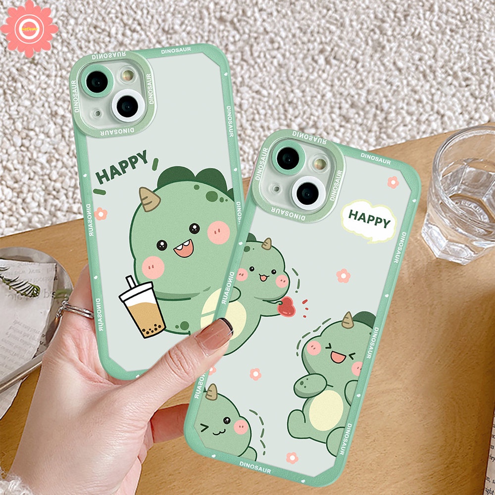 Case Teh Susu Dinosaurus Kartun Lucu Infinix Hot8 10s 11s Nfc 10 Lite 20 12i 20s Smart4 5 6 Plus Panas 11s 11 10 9 12 Main 12pro Note 11 10 12 Pro 12 2023 Ange Eyes Soft Casing TPU