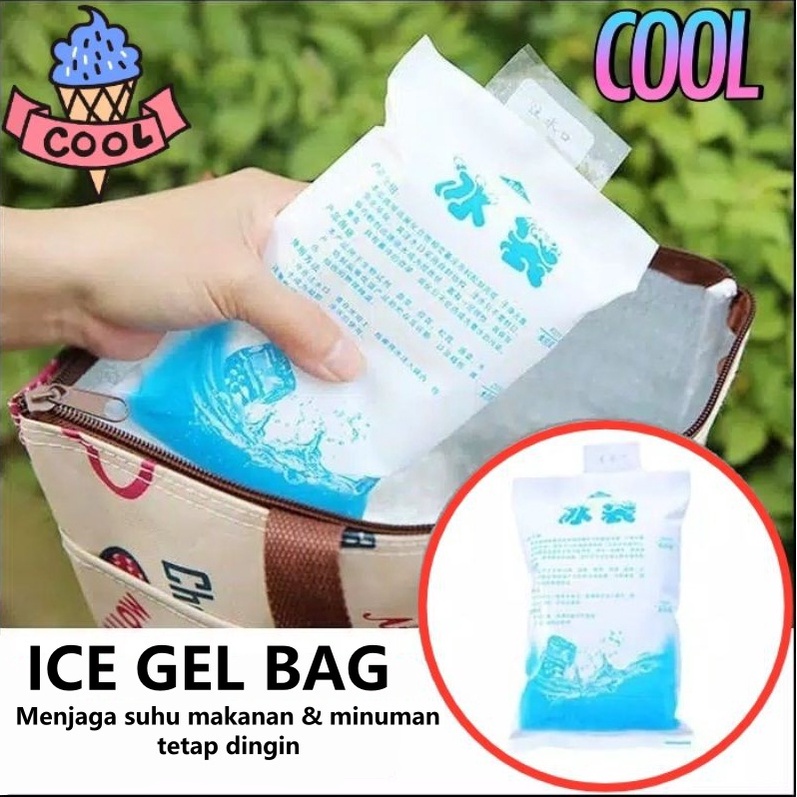 Norden - ICE GEL BAG - Pendingin Jelly Dry Es Pack Beku Cooler Gabag Asi Tas Bekal Frozen Food Murah