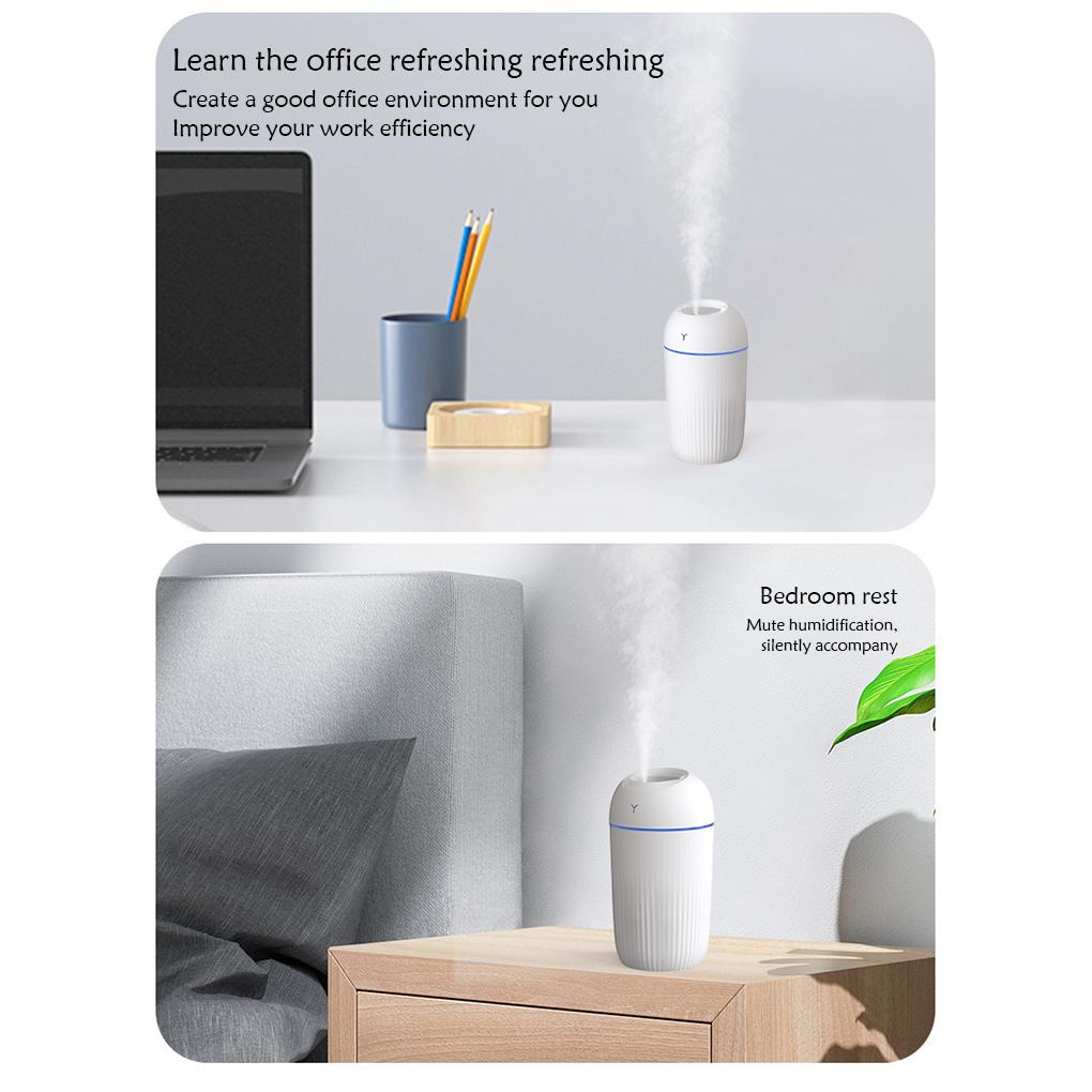 Aroma Diffuser Pengharum Ruangan Mini Humidifier Lampu Malam Luminous Mist Sprayer Beoprasi Baterai Perlengkapan Rumah Kantor