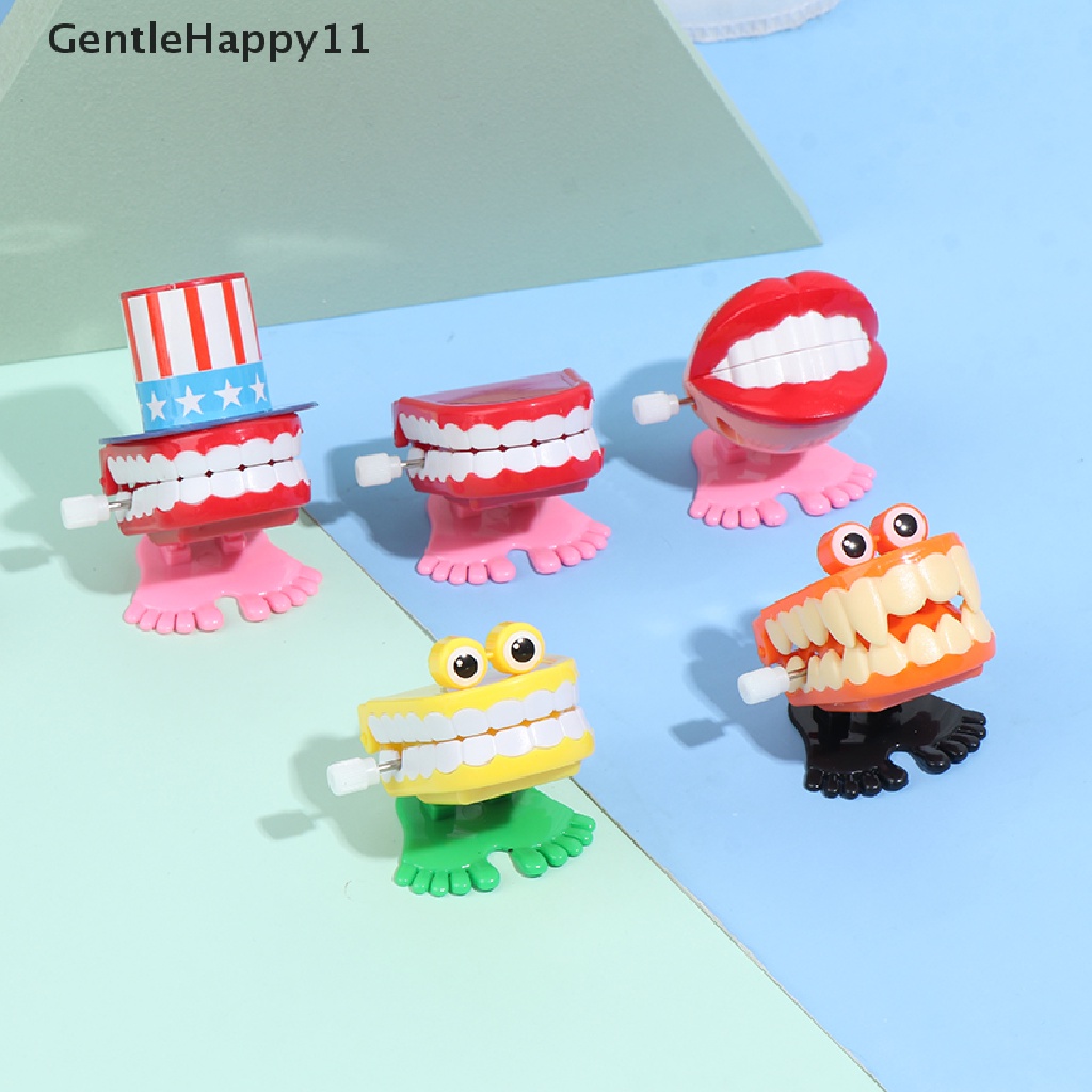 Gentlehappy Lucu Kartun Gigi Gigi Palsu Kaki Jarum Jam Mainan Perkembangan Edukasi Hadiah id