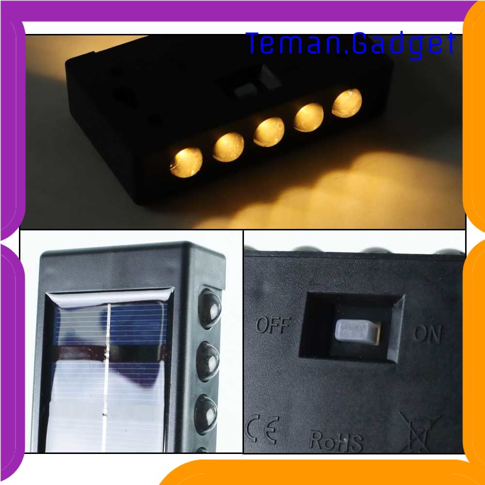 TG - LMP HOLIDAY Lampu Dinding Solar Outdoor Modern IP65 600mAh Warm White - H6