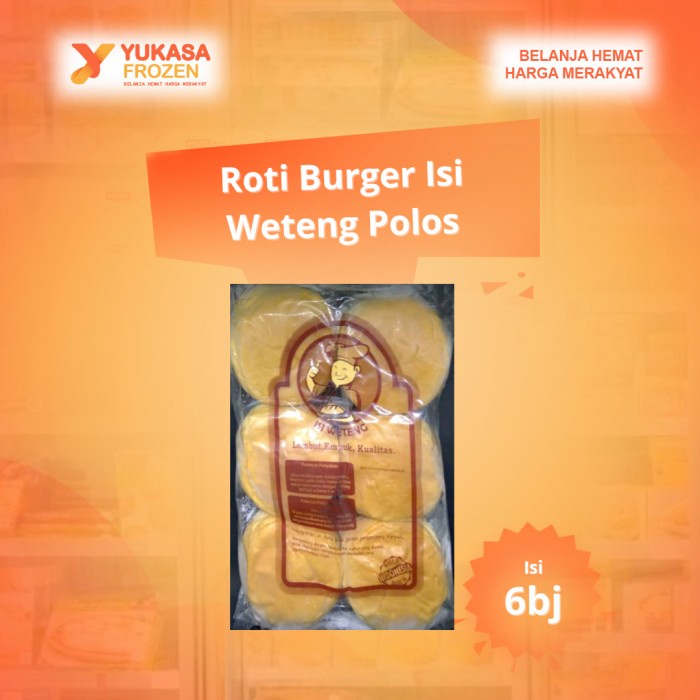 

Roti Burger Isi Weteng Polong isi 6 biji