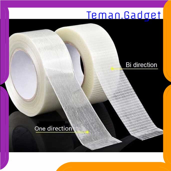 TG - ATK YX Lakban Super Strong Grid Fiber Tape 25 Meter - GF25M