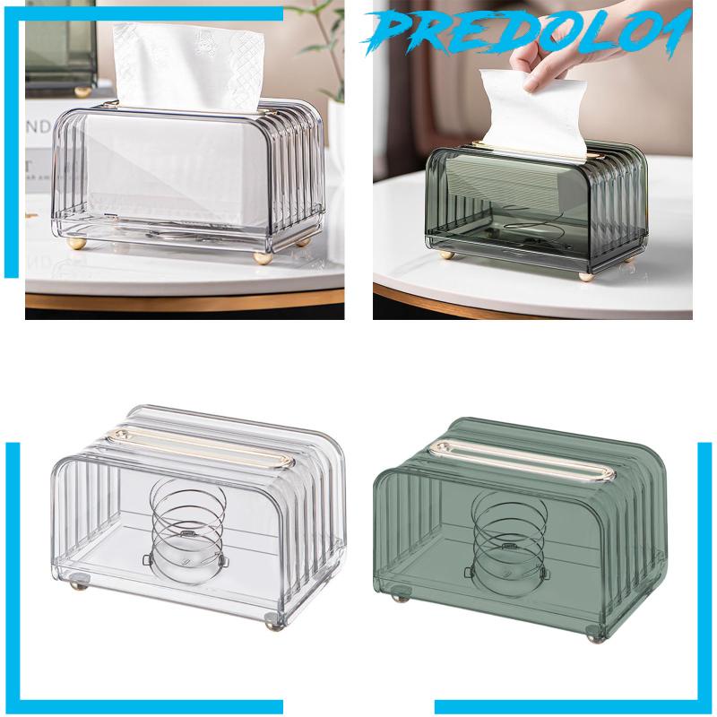 [Predolo1] Kotak Tissue Cover Persegi Panjang Tempat Penyimpanan Tisu Modern Untuk Dekor Meja
