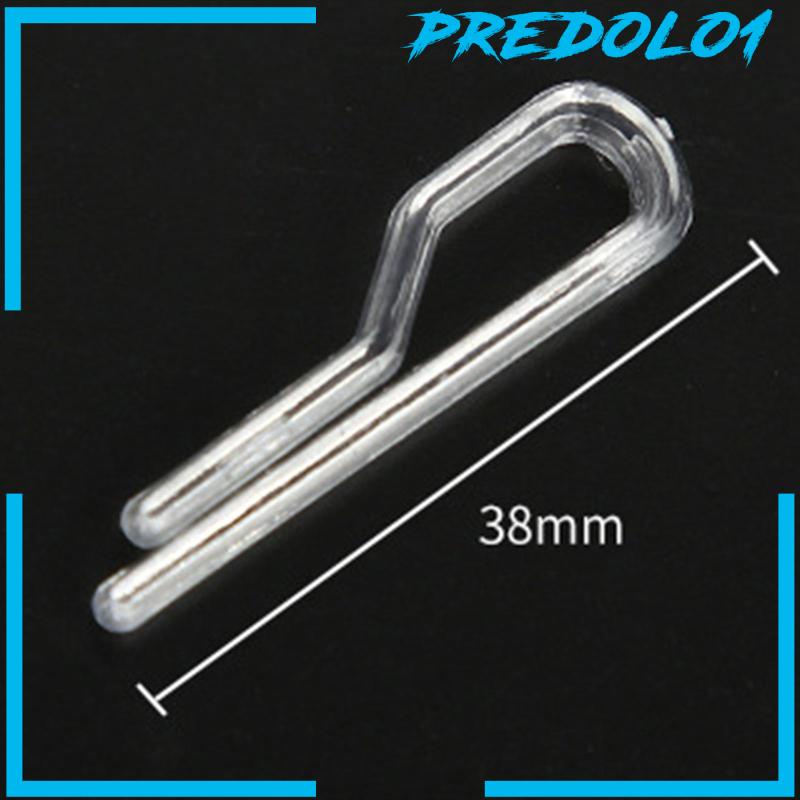[Predolo1] 200pcs Klip Baju Kaos Kaki Rok Transparan Alligator Clip