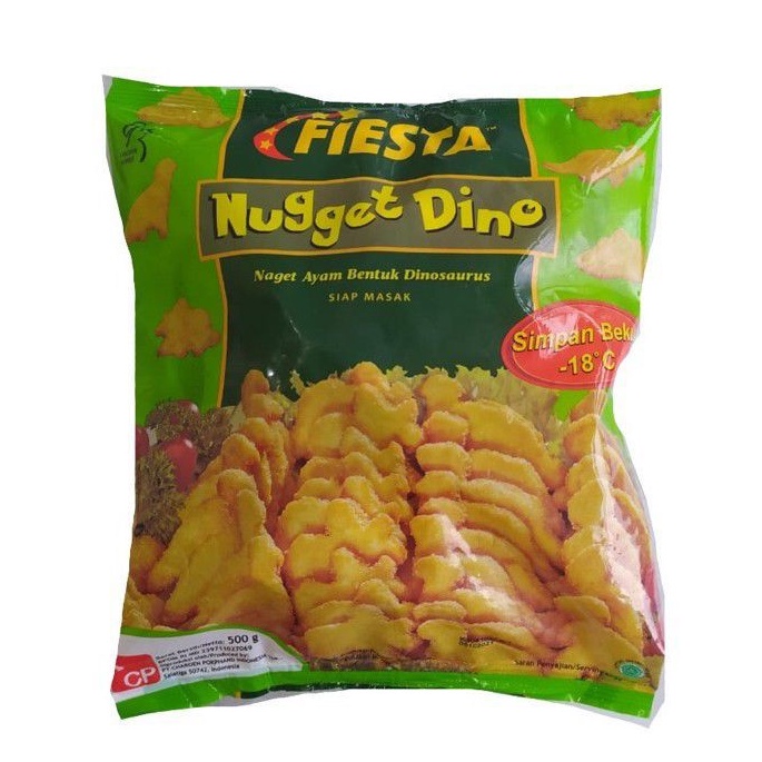 

Fiesta Chicken Nugget Dino 500gr