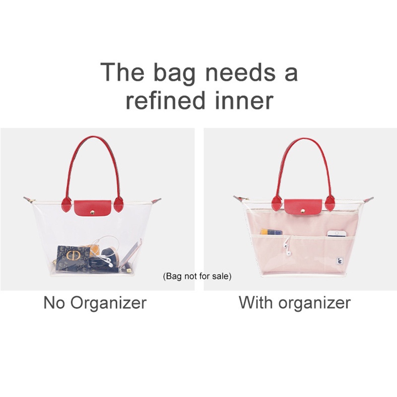 Jual original new Nylon Insert Bag Organizer For Neverfull Goyard Tote bag  Women Makeup Handbag Bags Inner Purse Organiser