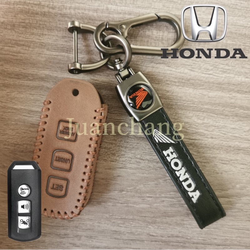 Case Kunci Mobil Bahan Kulit Dengan Gantungan Kunci Untuk Untuk Honda ADV150 PCX150 PCX125 SIPER SH125 PCX-150 Adv CUB C125 FORZA 300sarung Pelindung Penuh