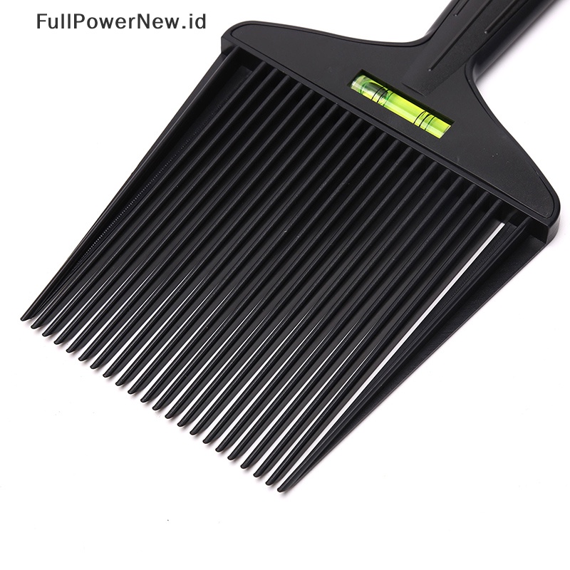 Power Profesional Hair Trimming Flat Comb Pria Hairdressing Clipper Flattoper Comb ID