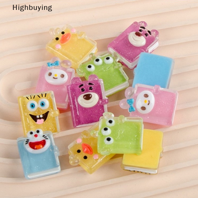 Hbid 5pcs Resin Ch Karakter Kartun Transparan Untuk Membuat Perhiasan Aksesoris Kerajinan DIY Gantungan Kunci Anting Dekorasi Glory