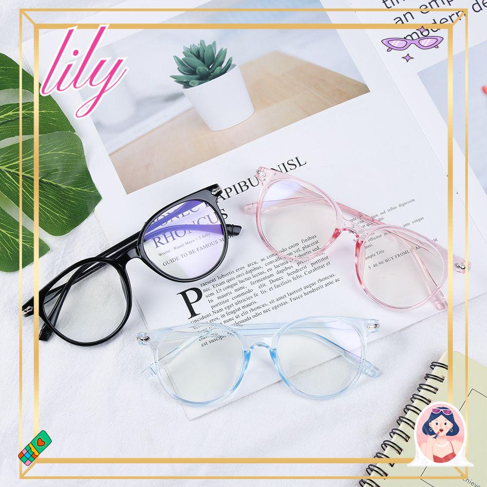 Lily Kacamata Komputer Fleksibel Portable Ultra Ringan Resin Wanita Pria Eyeglasses