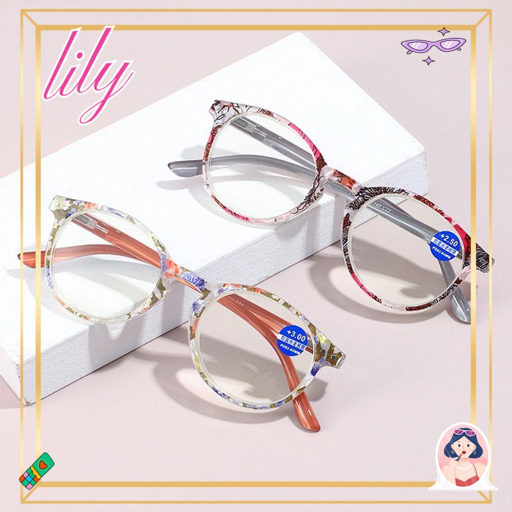 Lily Kacamata Baca Fashion Portable Elegan Vintage Ultra Ringan Frame