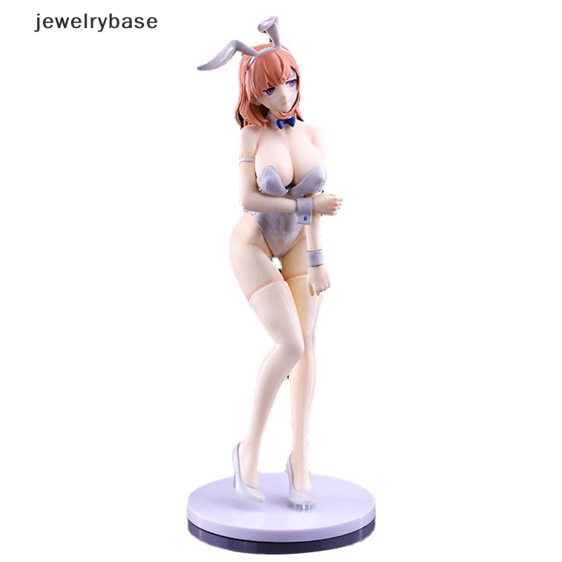 [jewelrybase] 1pc 23cm Putih Bunny Girl Sexy Anime Figure Bunny Girl Action Figure Model Mainan Butik