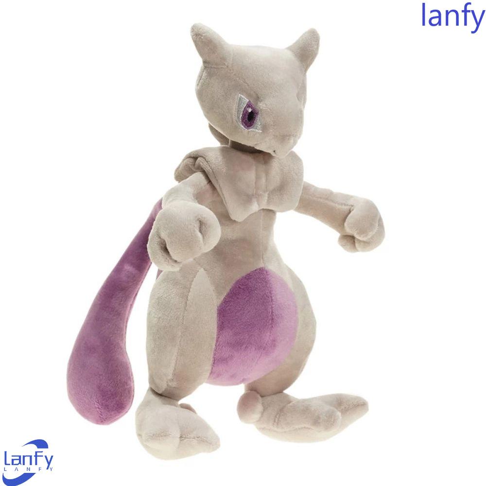 Lanfy Mewtwo Boneka Pokeball Bahan Plush 25cm Untuk Hadiah Ulang Tahun