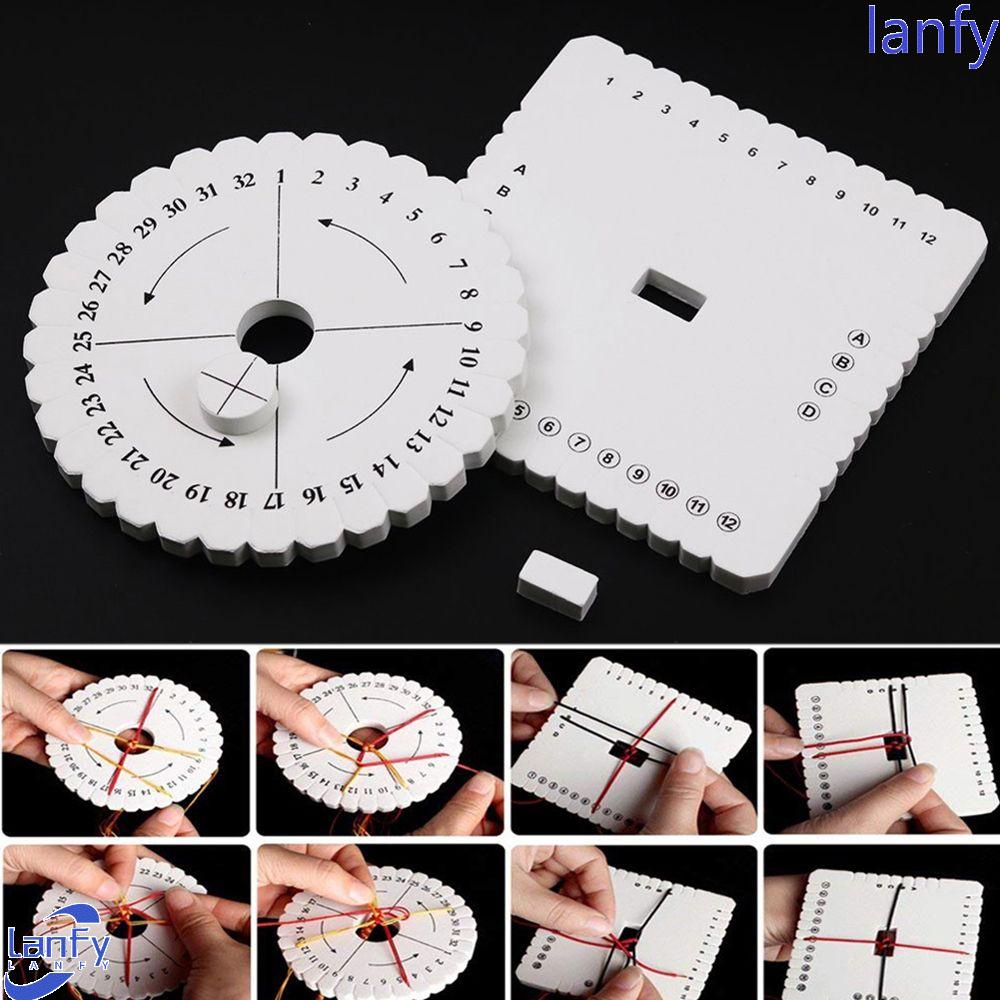 LANFY Kumihimo DIY Braiding Disc/Disk Beading Cord Braided Plate Handmade Tool