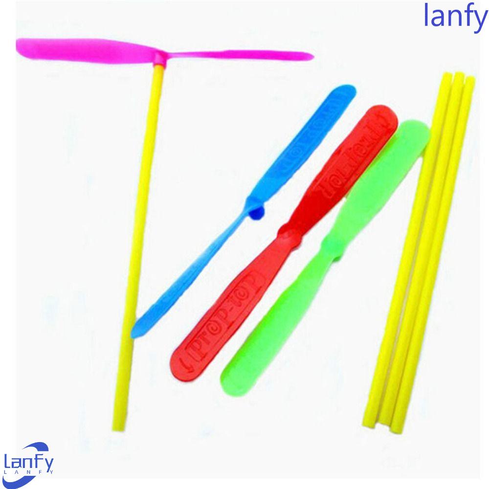 Lanfy Plastik Capung Mini 20 Pcs Tahan Tekanan Mainan Hadiah Penerbangan Klasik Tradisional Capung Baling Baling