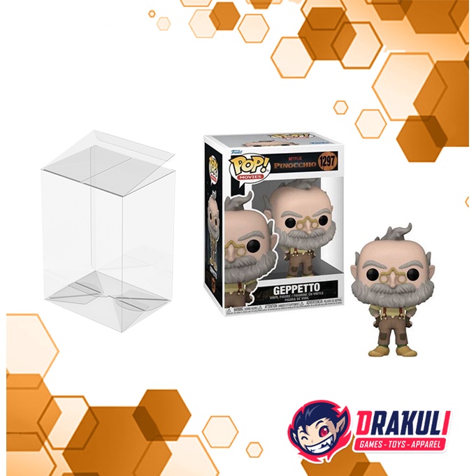 Toys Funko Pop Netflix Pinocchio - Geppetto - WITH PROTECTOR