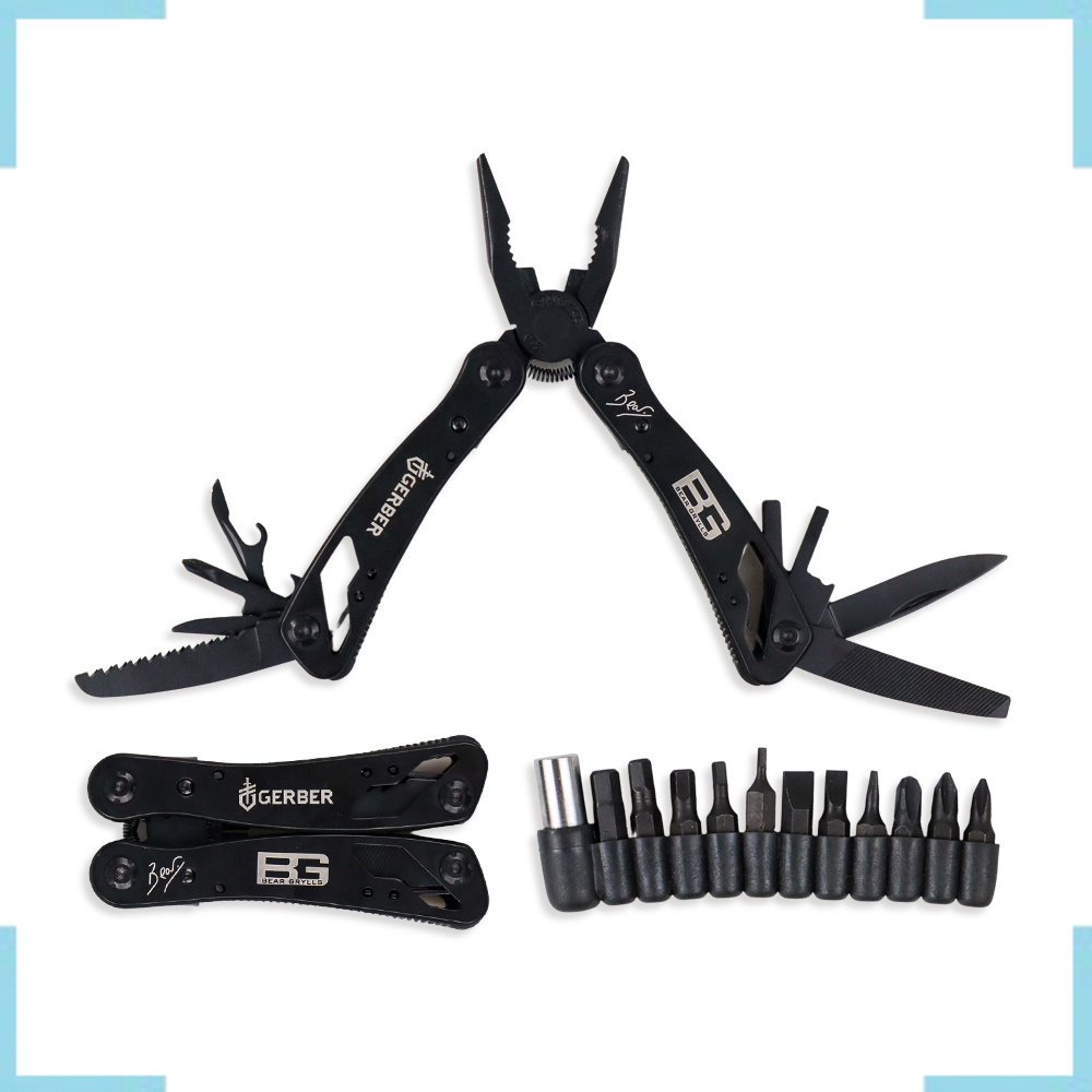 Spesial & Termurah Gerber Bear Grylls Multifunctional EDC Plier Survival Tool Stainless Steel - MPA1
