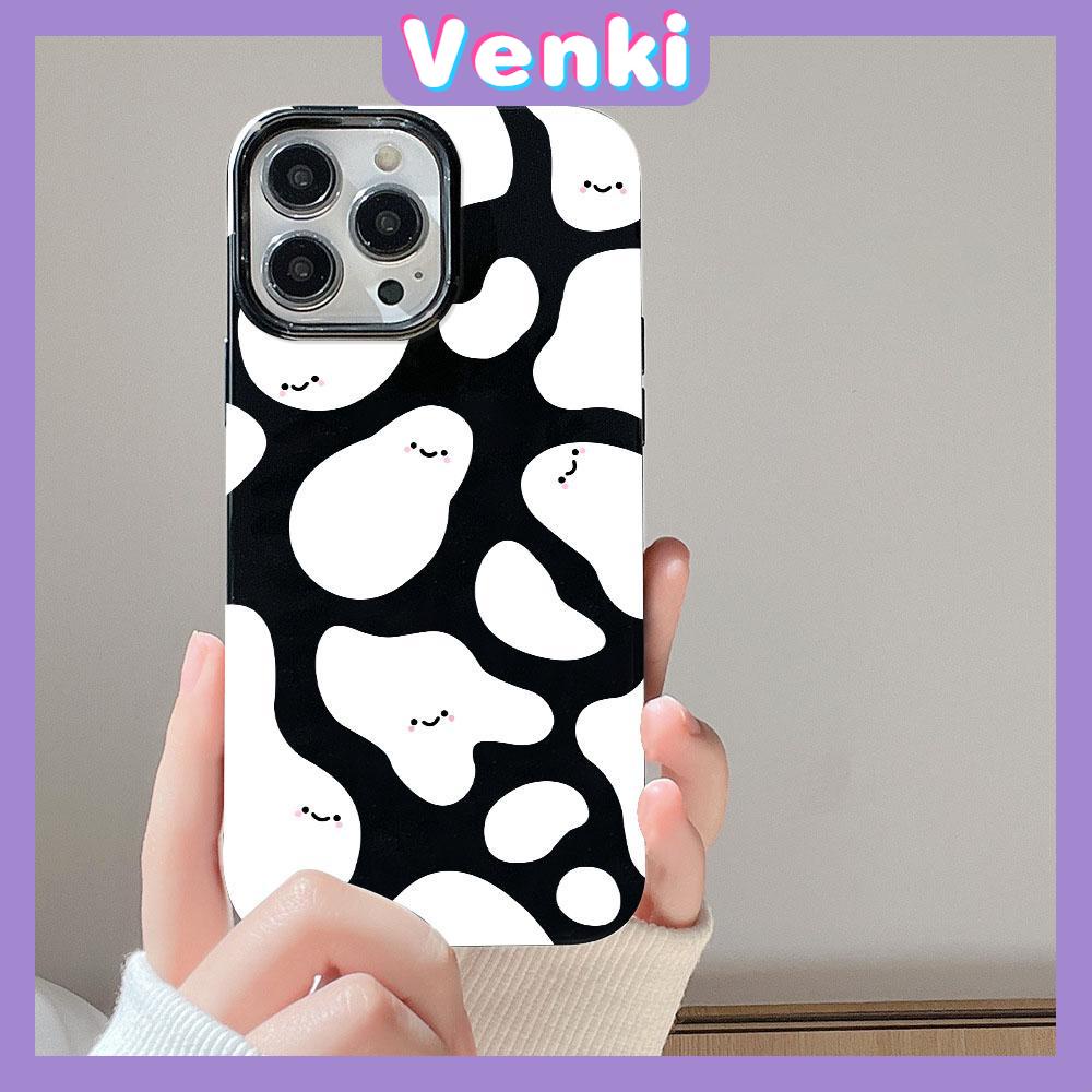 VENKI - For iPhone 11 iPhone Case Pink Glossy TPU Soft Case Shockproof Protection Camera Cute Cute Rabbit Compatible with iPhone 14 13 Pro max 12 Pro Max xr xs max 7Plus 8Plus